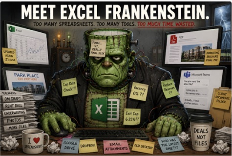 Meet Excel Frankenstein — too many spreadsheets, too many tools
